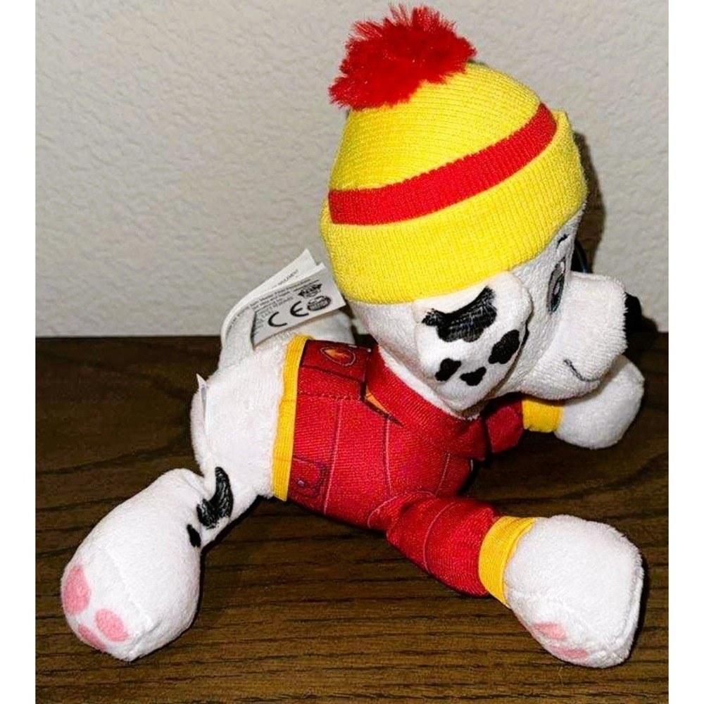 PAW PATROL THE GREAT SNOW  RESCUE PUP MARSHALL 8 INCH PLUSH NEW - Picture 3 of 4